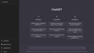 Ferramenta de IA Chat GPT